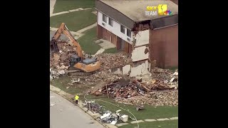 Demolition of Newtowne 20 in Annapolis underway
