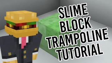 How to build a Slime Block Trampoline in Minecraft