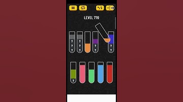 water sort game level 770