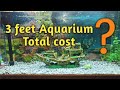 #58.Total cost of 3 feet Aquarium