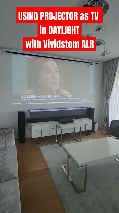 Download lagu Using Projector as TV in Daylight with ALR Screen #how #hometheater #tv #cinema #projector