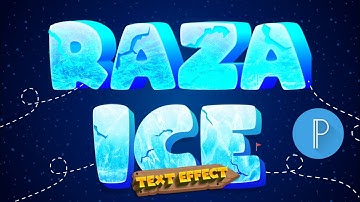 Ice Text Effect How To Make Ice Text Effect #icetexture #pixellab #editing