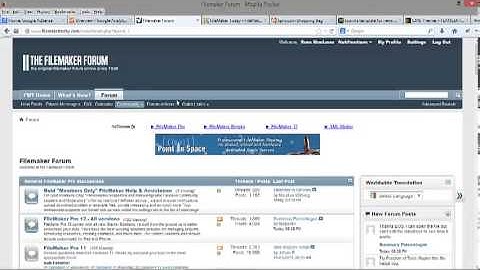 FileMaker Forum Themes