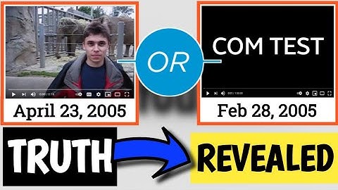 First Video on Youtube in the World | Me at the Zoo Wasn