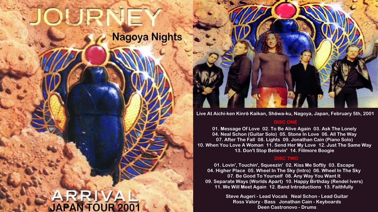 Journey ~ Live in Nagoya, Japan 2001 February 5 Steve Augeri [Audio]