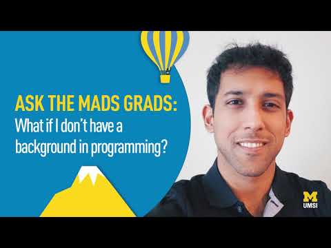 Ask the MADS grads: What if I don't have a background in programming?