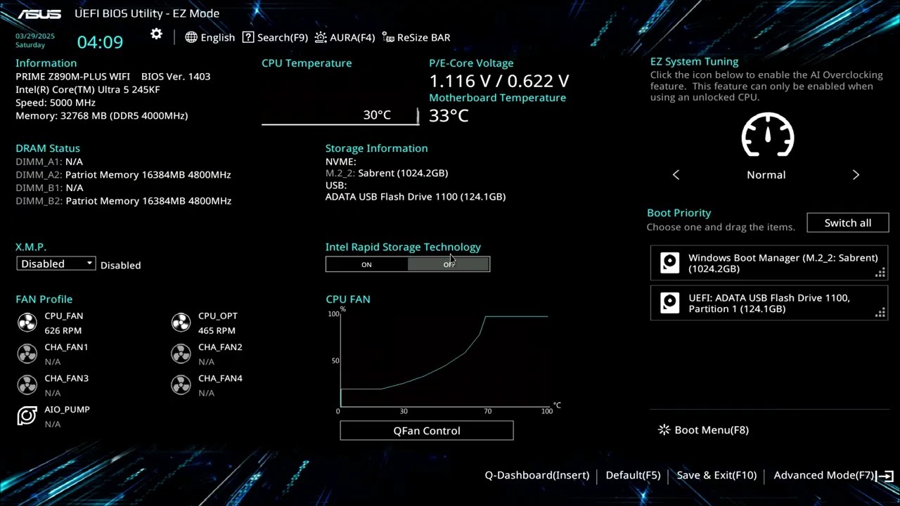 Bios Update Method 1 Asus Prime Z890m Plus wifi motherboard, how