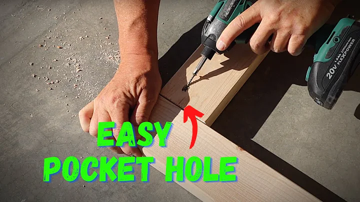 How to Drill Pocket Holes Without a Jig