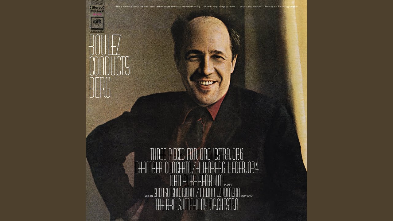 5 Orchesterlieder Op 4 I Seele Wie Bist Du Schoner Tiefer Nach Schneesturmen Youtube