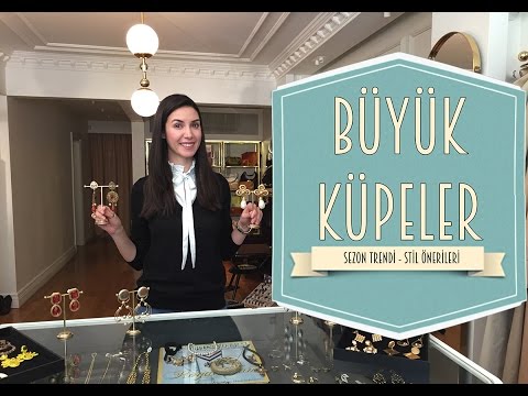 Büyük Küpeler - Sezon Trendi | Ahu Yağtu