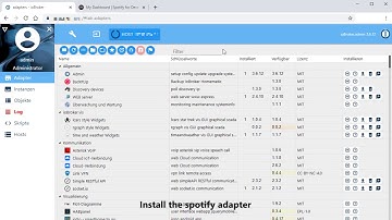 iobroker spotify installation and configuration