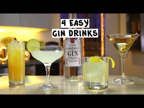 Four Easy Gin Drinks