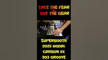 Superbooth 2025 Modal Electronics Carbon 8X 303 Groove #synth #modal  #electronicmusic #superbooth