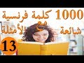 20 كلمة فرنسية جديدة مع الأمثلة من سلسلة 1000 كلمة فرنسية(الجزء 13)