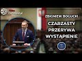 Przerwane wystąpienie Z. Boguckiego