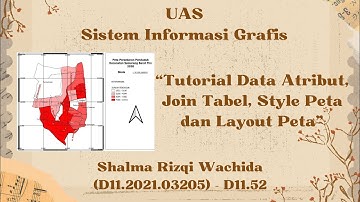 UAS SIG - TUTORIAL DATA ATRIBUT, JOIN TABEL, STYLE DAN LAYOUT PETA