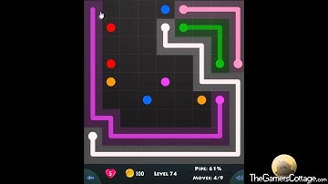 Flow Game Level - 494 [9x9] Mania Connect the Dots