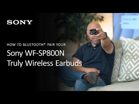 Sony | How To Bluetooth® Pair Your WF-SP800N To Your Mobile Device