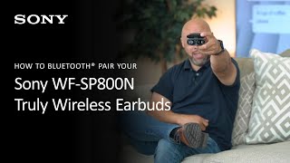 Sony | How To Bluetooth® Pair Your WF-SP800N To Your Mobile Device screenshot 4