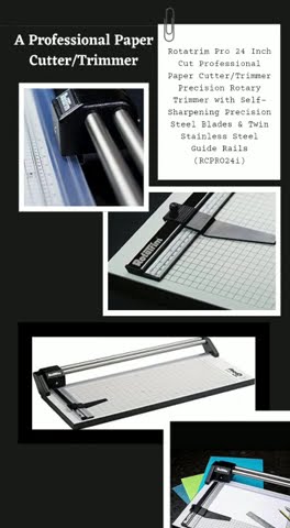 Rotatrim Pro 24 Inch Cut Professional Paper Cutter/Trimmer Precision Rotary Trimmer