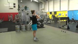 Free Weight Exercises - Split Jerk