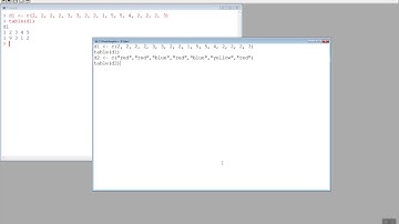 R Programming - Frequency Distribution using the Table Command - YouTube Video