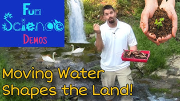 Moving Water Shapes the Land