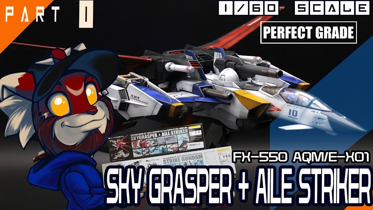 Bandai PG 341013 Gundam Skygrasper Aile Striker 1/60 Scale Kit for sale online 