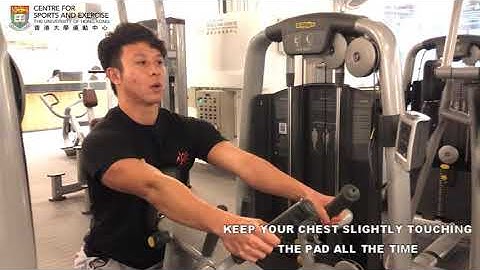 How to do Technogym Machine Seated Row at HKU B-Active Fitness Center?