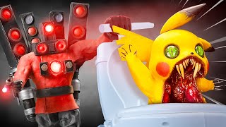 Wait, What? 🚽⚡️😱 Speakerman Is Chasing New Pikachu In A Skibidi Toilet