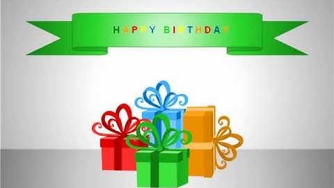 Happy Birthday Shapes for PowerPoint