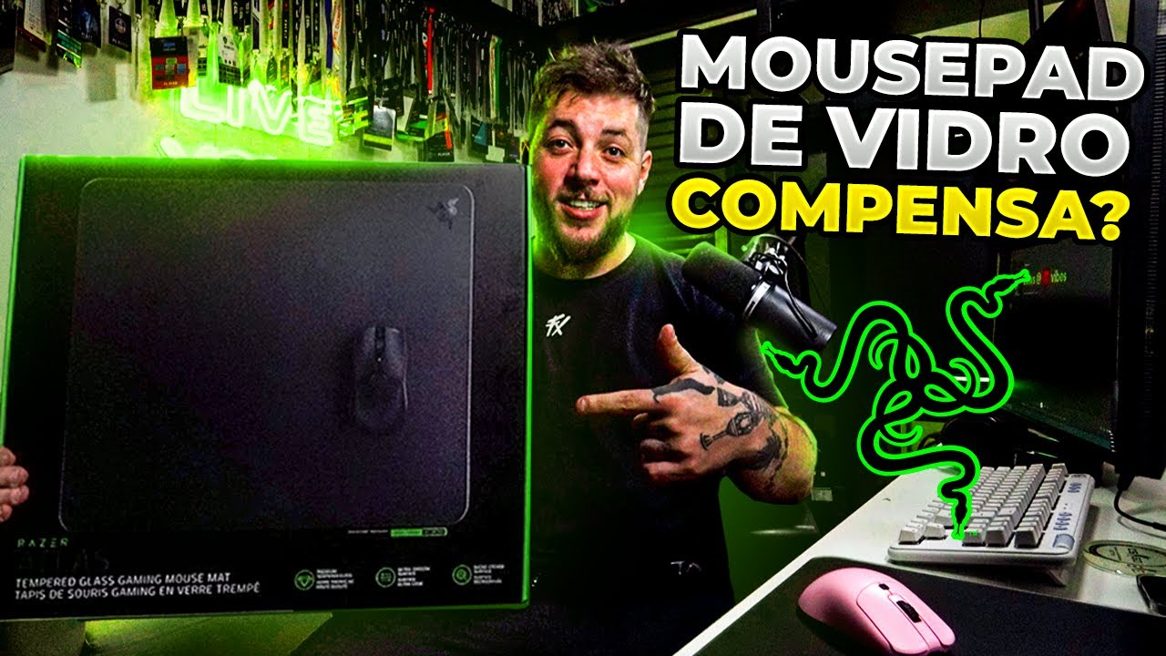 Este Mousepad CUSTA R$1000! Conheça o Razer Atlas!