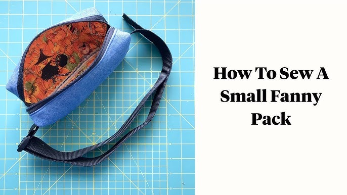 How to make a Teddy Fleece Bum Bag  Easy Sewing Tutorial with Pattern 