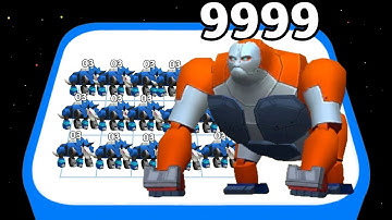 Merge Robot vs Kong Rise Battle Max Level Gameplay