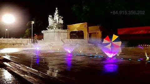 Sàn nhạc nước nghệ thuật quảng trường trung tâm Tp.Hà Giang