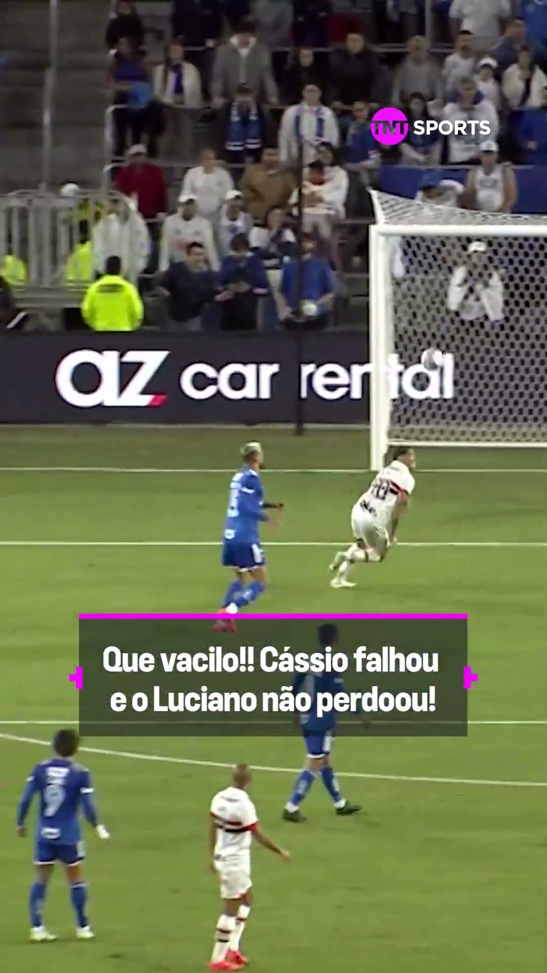CÁSSIO FALHOU OU O DESVIO DO LUCIANO FOI PROVIDENCIAL? VEJA O 1º GOL DO SÃO PAULO EM 2025 #shorts