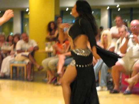Sexy girl dancing belly dance in Egypt