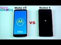 Moto e5 vs Redmi 5 Speed test and Camera Comparison