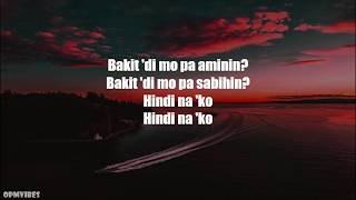 DI SAPAT PERO TAPAT - THIS BAND (LYRICS)