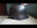 Orignal late ww2 german m42 helmet