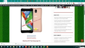 Maximus D1 Flash File Firmware Android 8.1 Frp Hang Logo Fix Care Firmware Sc9832