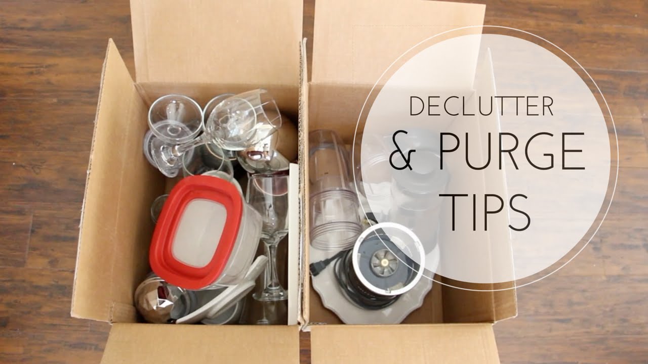 DECLUTTER & PURGING TIPS! - YouTube