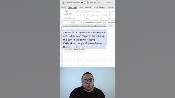 Traduzir textos dentro do Excel com inteligência artificial | #shorts