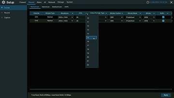 How to change the video streaming settings (bitrate, FPS..etc) on Cortex Medallion IP cameras.