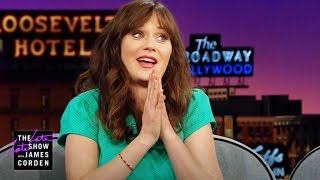 Zooey Deschanel on Rapping in Front of Justin Timberlake