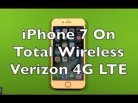 IPhone 7 On Total Wireless Verizon 4G LTE How To Setup