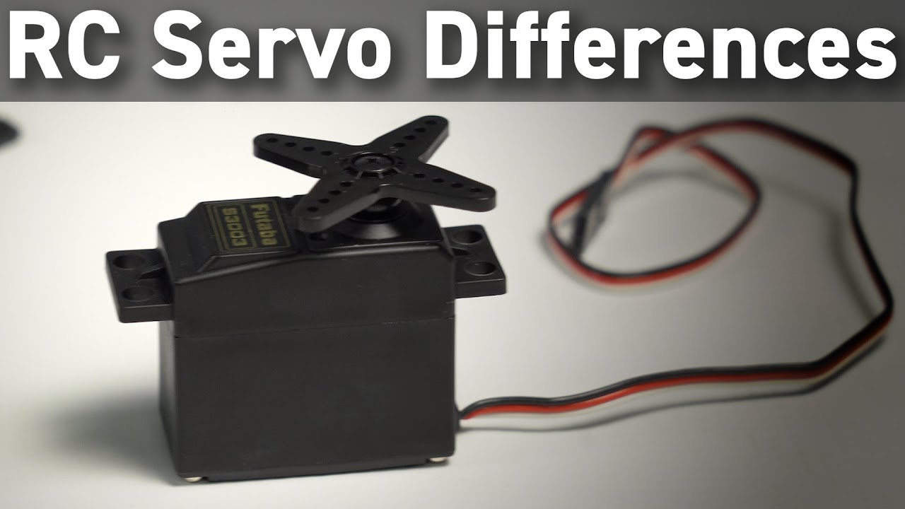 RC Servo Differences & Technologies Compared - Servo Motor Types