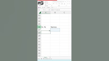 Auto Serial Number without Dragging  #excel🔥 Life changing Magic #viral #shorts💯
