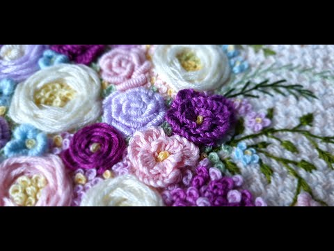Урок вышивки 3 - Embroidery tutorial 3