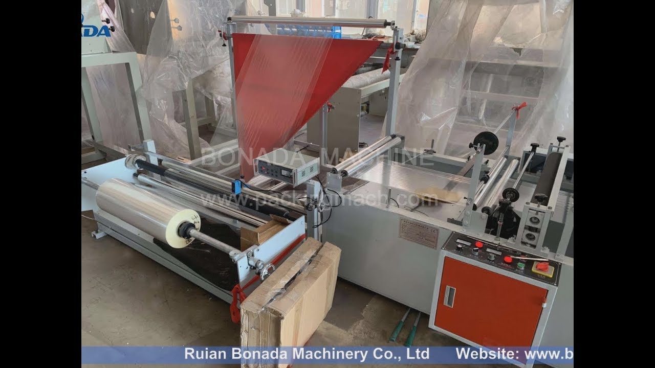 RQLZB1400 Plastic Film BOPP Triangle Folding Machine YouTube